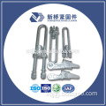 Forged Carbon Steel Adjustable Wedge Clamp with U-Bolt/ Adjustable U Bolt Power Cable Clip/transmission line fitting